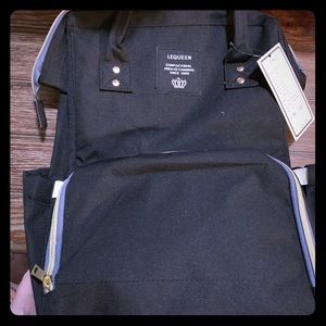 Brand New Black Backpack Diaper Bag